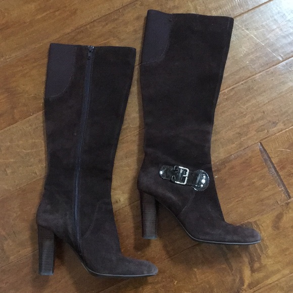 FRANCO SARTO 8 Suede Leather Boots - Picture 2 of 8